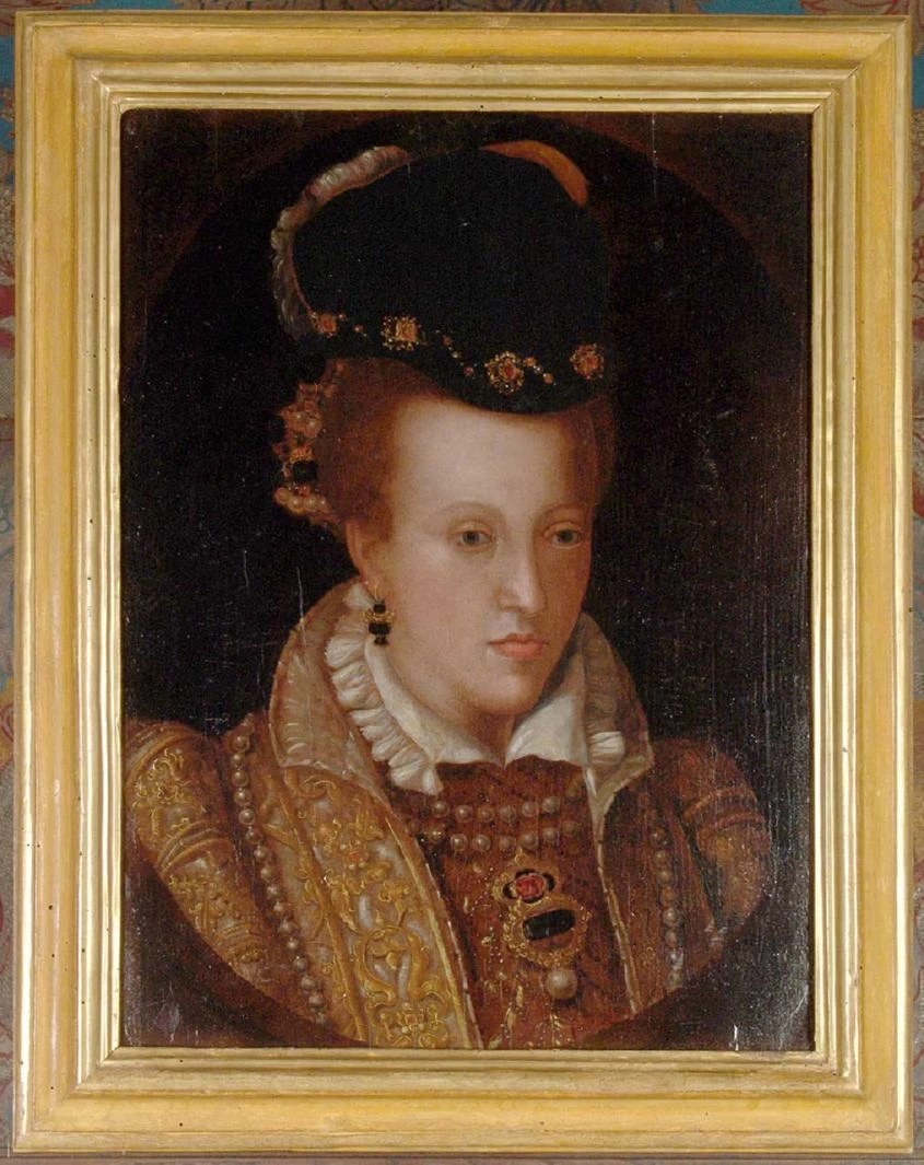  185-Agnolo Bronzino-ritratto della Granduchessa Giovanna d'Austria -Pienza, Siena 